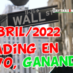 Trading en vivo mercado de la bolsa de NY 1 de abril 2022